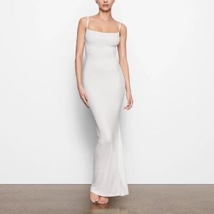 SOLD! SKIMS Slip Dress in White Marble XS